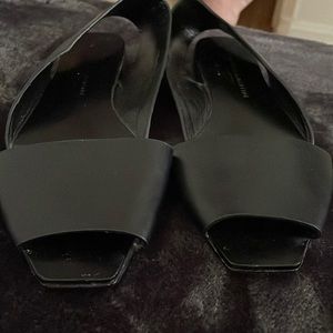 Saint & Libertine black leather sandals size 6